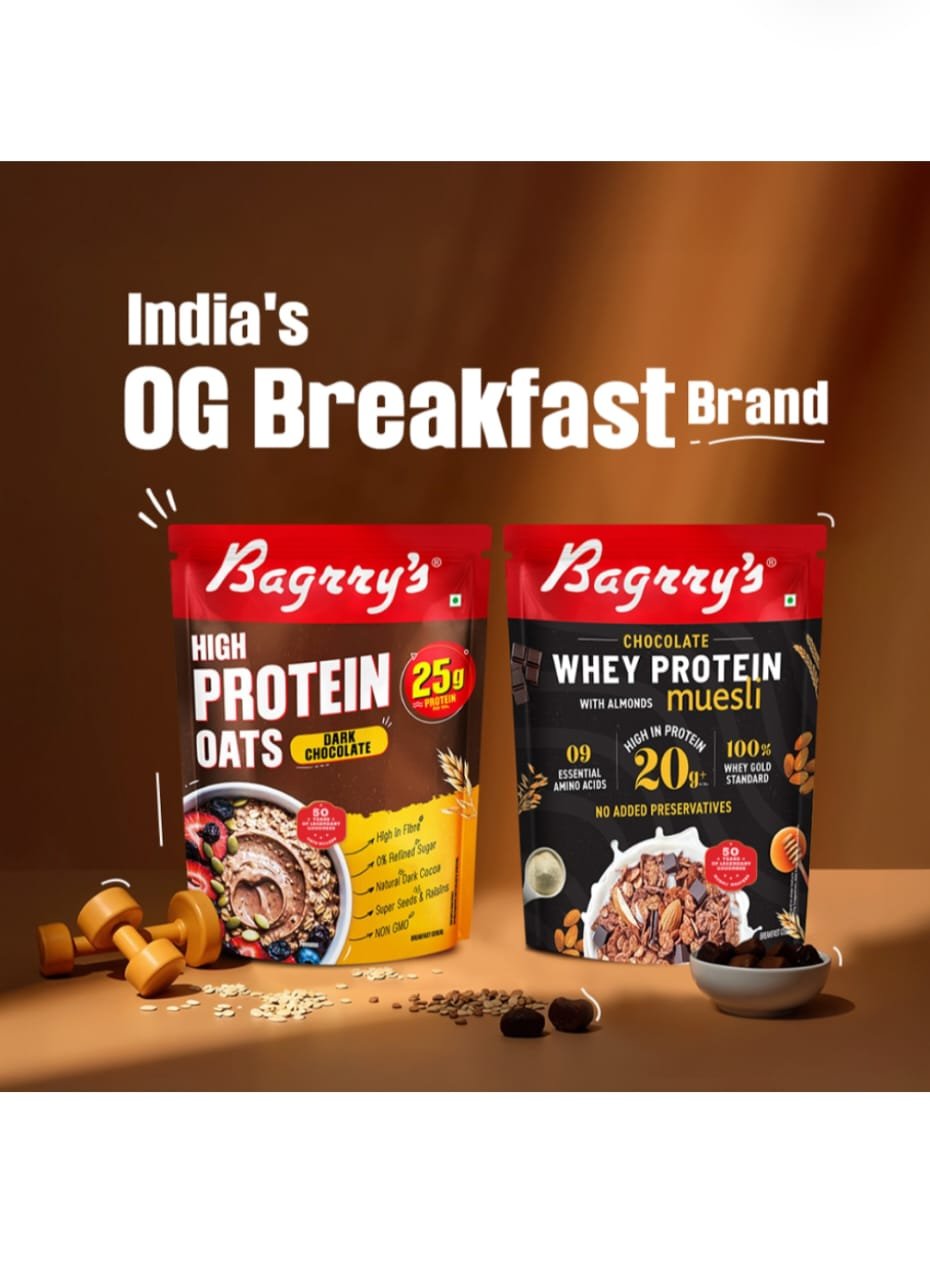 Bagrry's High Protein Oats - Dark Chocolate